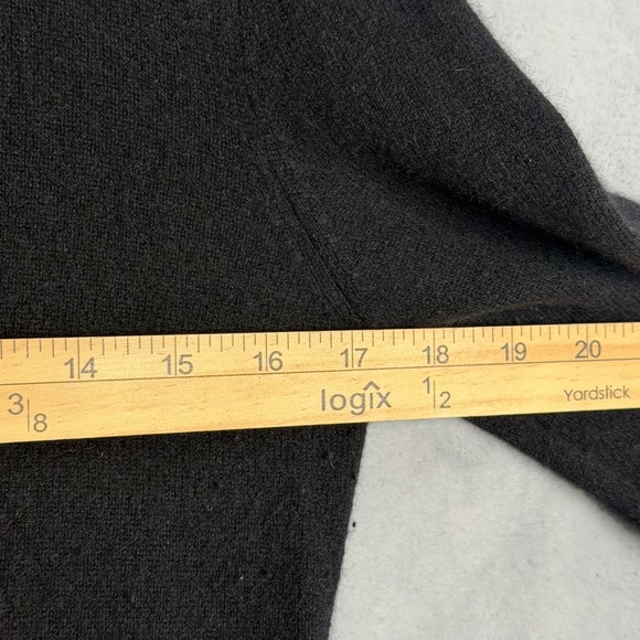 Apt 9 100% Cashmere Turtleneck Sweater Womens S Black Quiet Luxury Preppy Basic - Picture 6 of 8